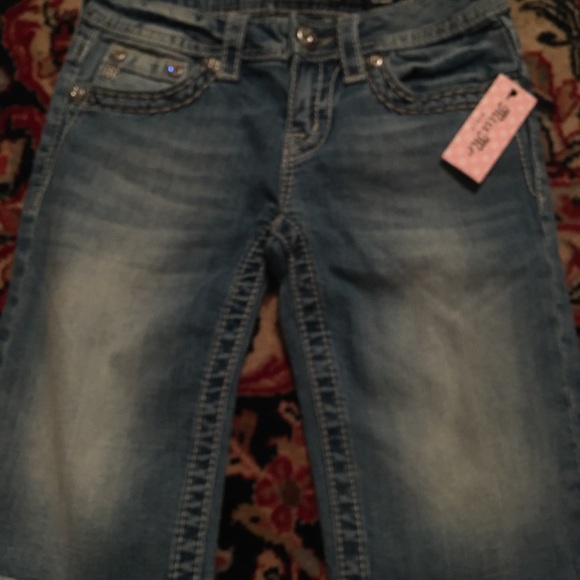 Miss Me girls bermuda shorts beautiful embellished pockets - Picture 7 of 11